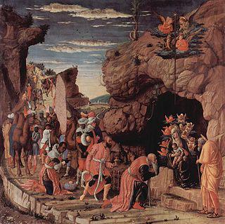 Andrea Mantegna Adoration of the Magi Norge oil painting art